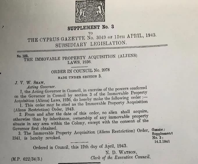 mia periergi apaitisi tourkias gia agora gis stin kypro to 1942 01